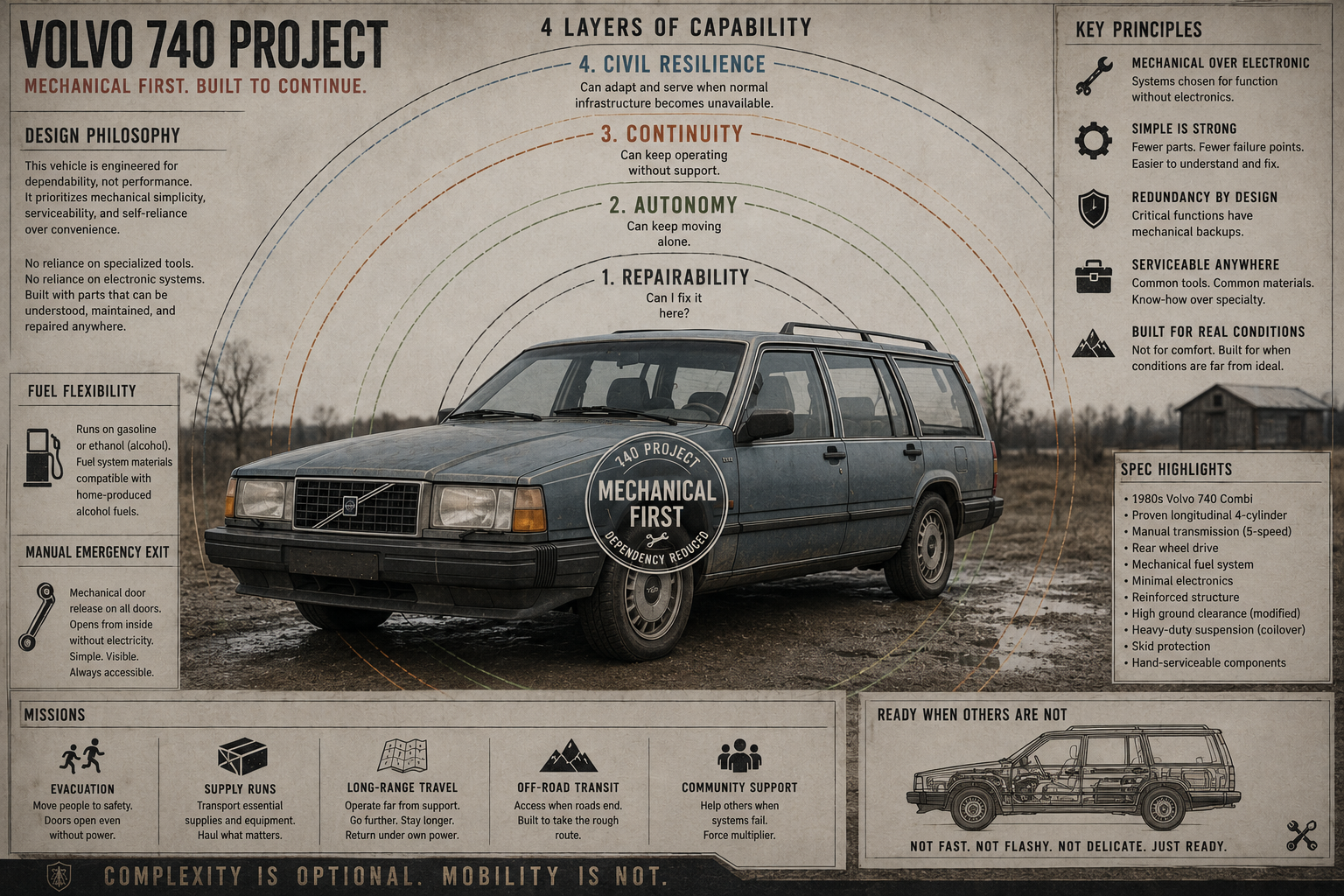 Mechanical Sovereignty: The 740 Project meme